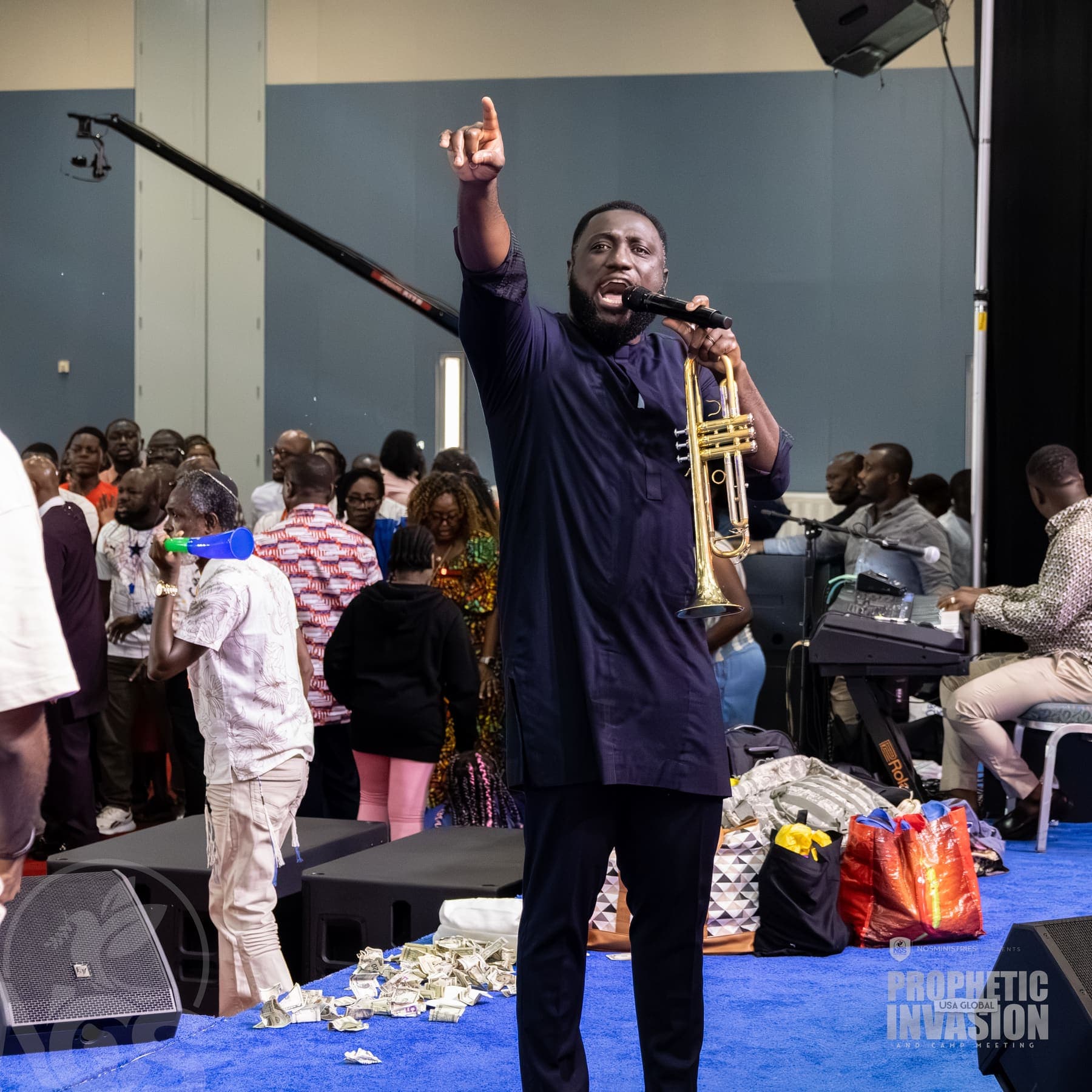 Day 3 morning session at the USA Global Prophetic Invasion, Hampton 2026.